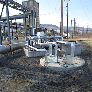 Pumping Skid in a Romtec Utilities System
