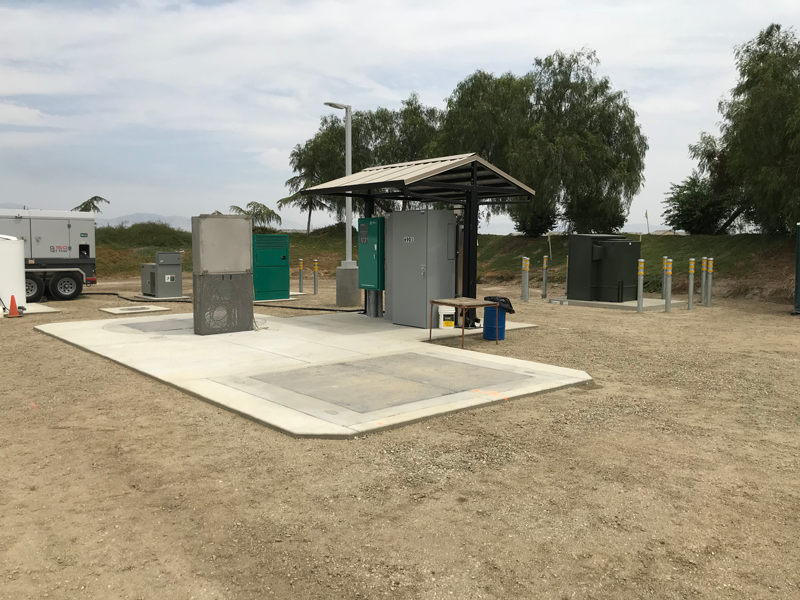 Finished Lift Station for Large Development Underway