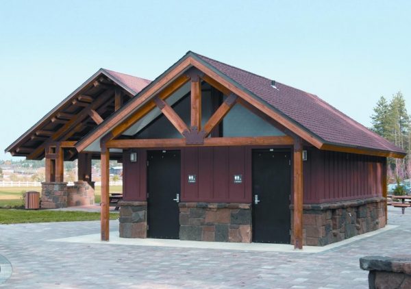 Matching Restroom and Pavilion