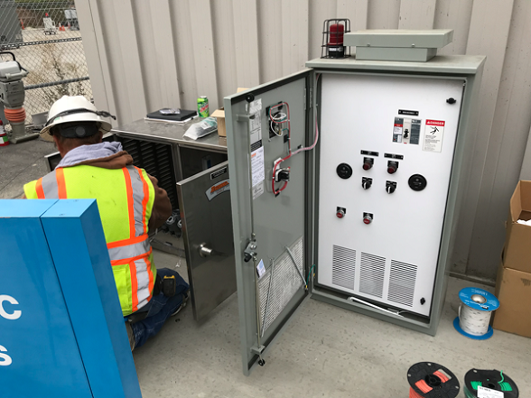 Installation of Lift Station Electrical Panels