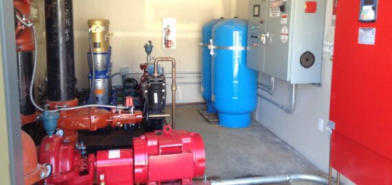 completed-apartment-complex-booster-pump-station Apartment Complex Booster Pump System