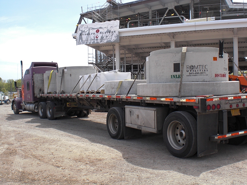 delivery-pumping-system Delivery of a Romtec Utilities Pumping System