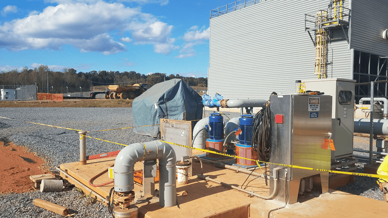 hsrg-wet-dry-pump-in-power-plant Cogen Power Plant Pump System for Recycling Industrial Water