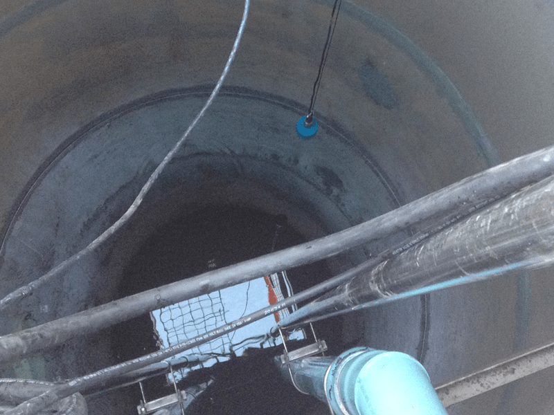 interior-of-precast-polymer-wet-well Robust Polymer Concrete Wet Well Interior