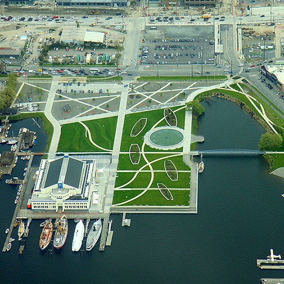Lake Union Park in Seattle Washington
