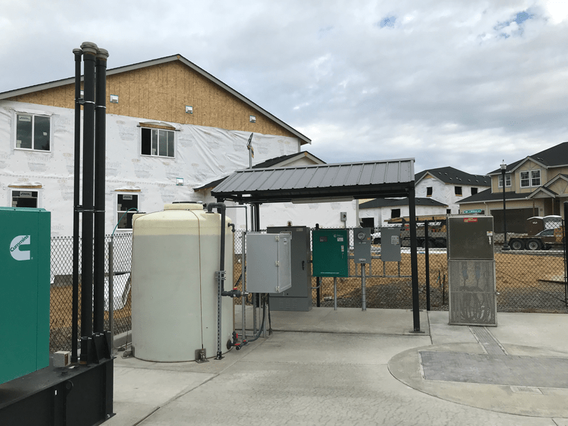 liquid-phase-odor-control-system-with-gravity-fed-distribution Lift Station for New Residential Development