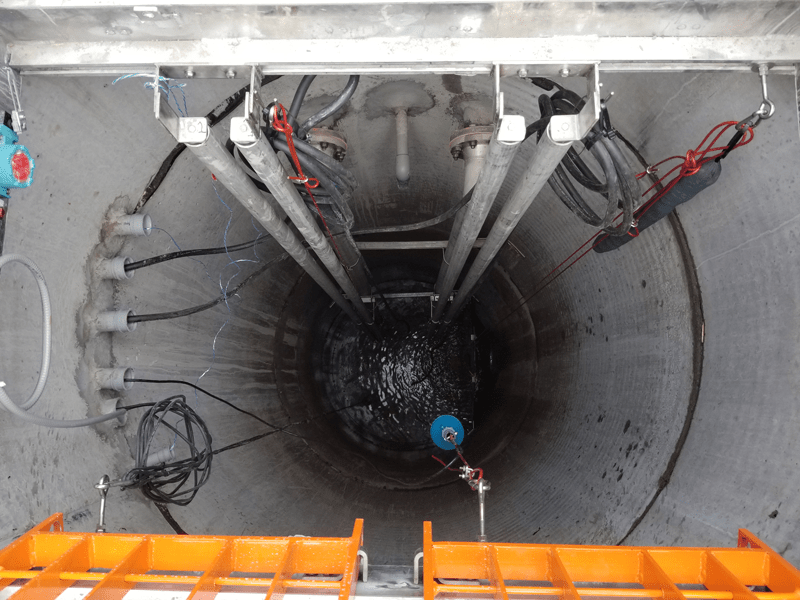 precast-concrete-wet-well-interior-in-wastewater-pumping-application