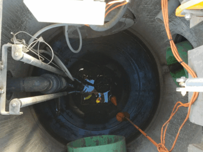 simplex-pump-configuration-in-wet-well Small Stormwater Pump Station for Casino