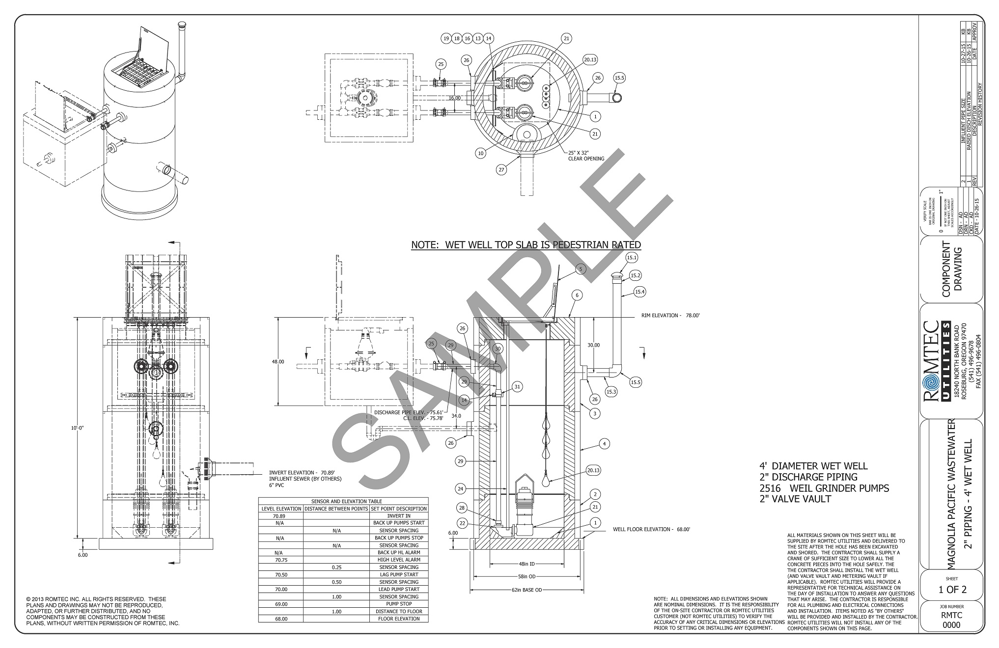 drw-magnolia-wastewater-resized Component Drawing for Wastewater Lift Station