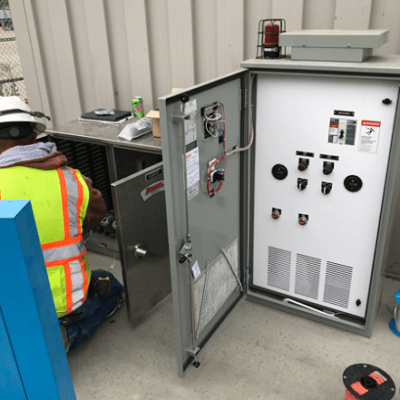 Installation of Lift Station Electrical Panels