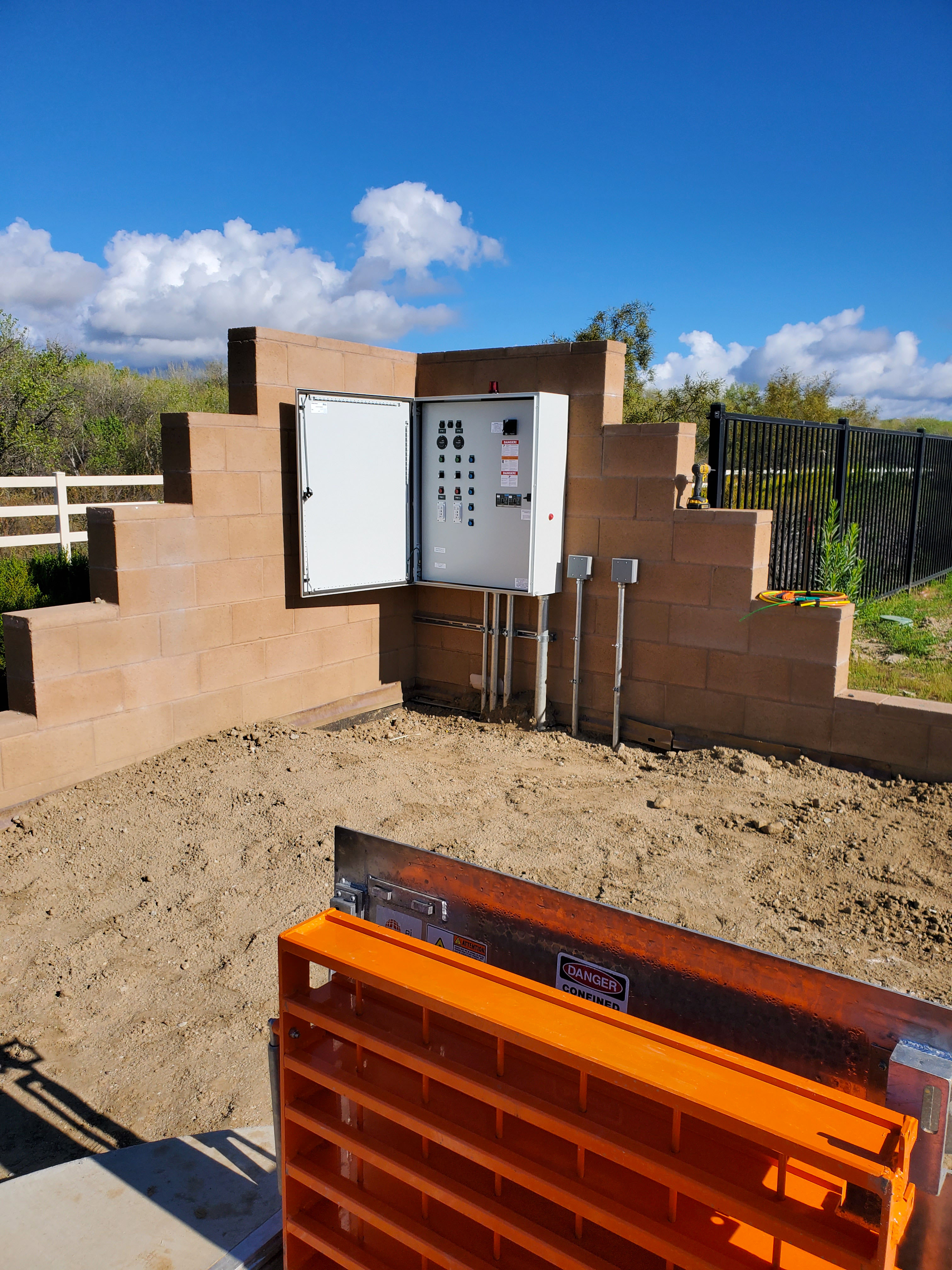 Control Panel and Shelter