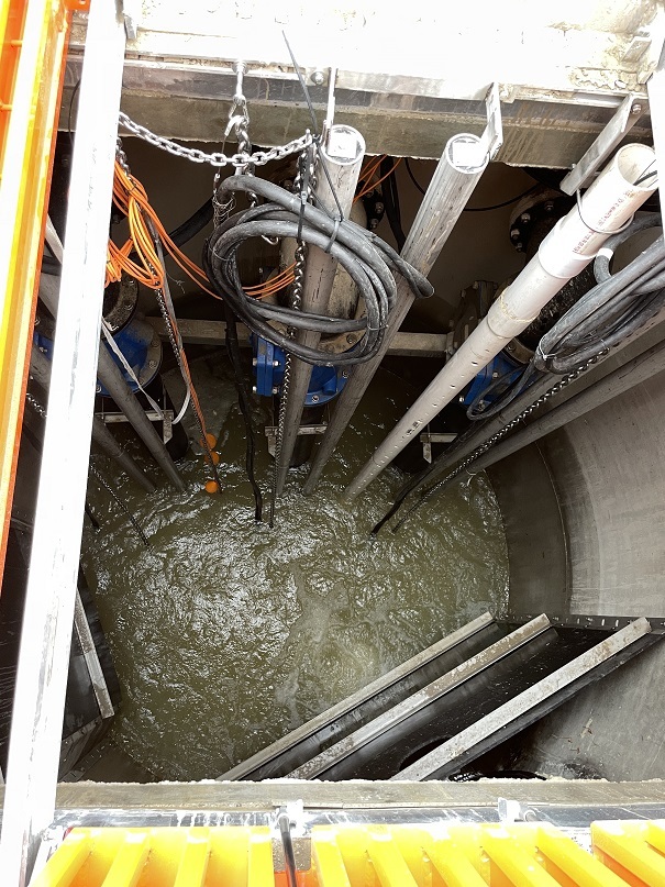 wet well pumping system