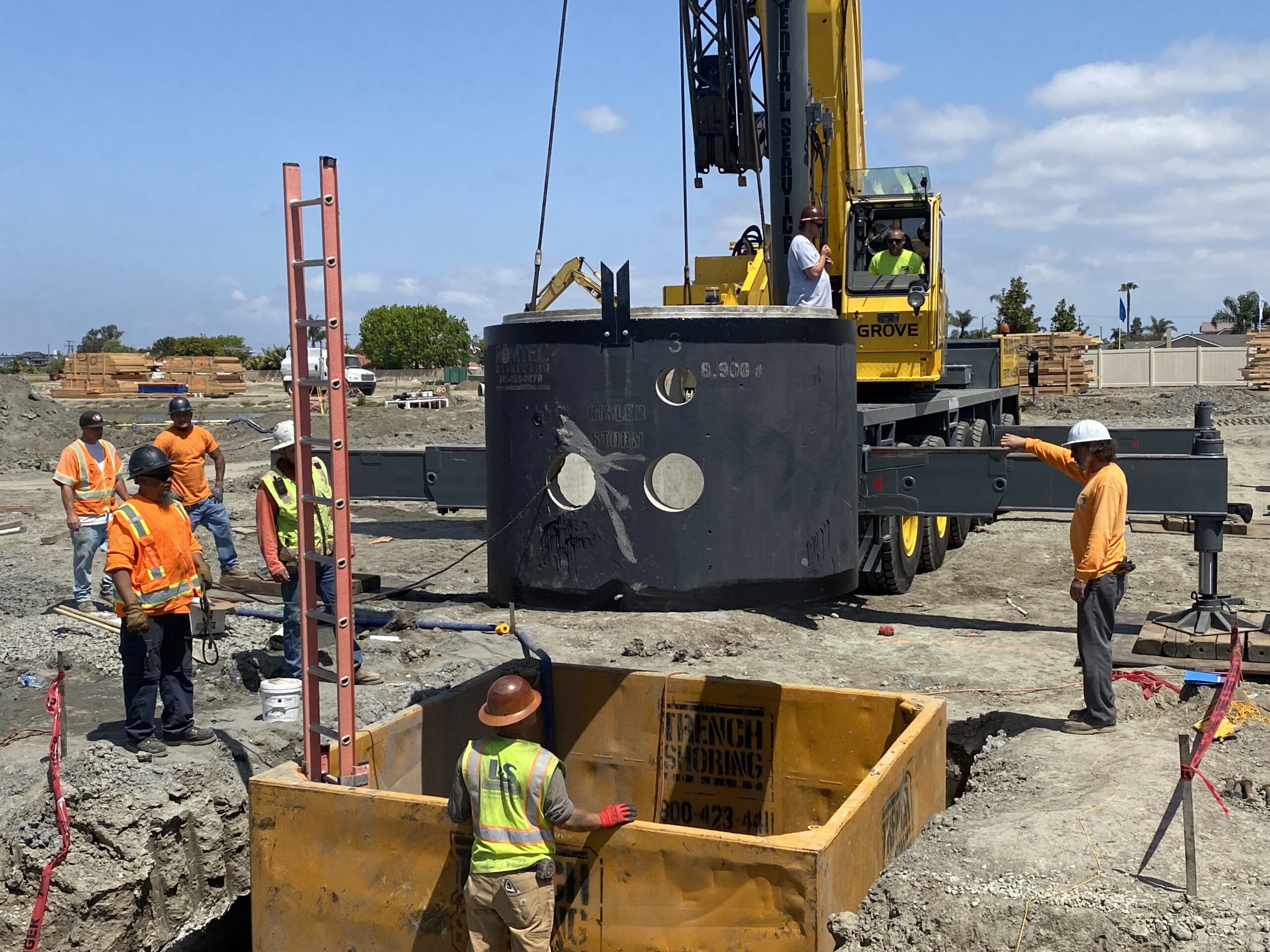 Residential Development Stormwater Lift Station in Huntington Beach, CA