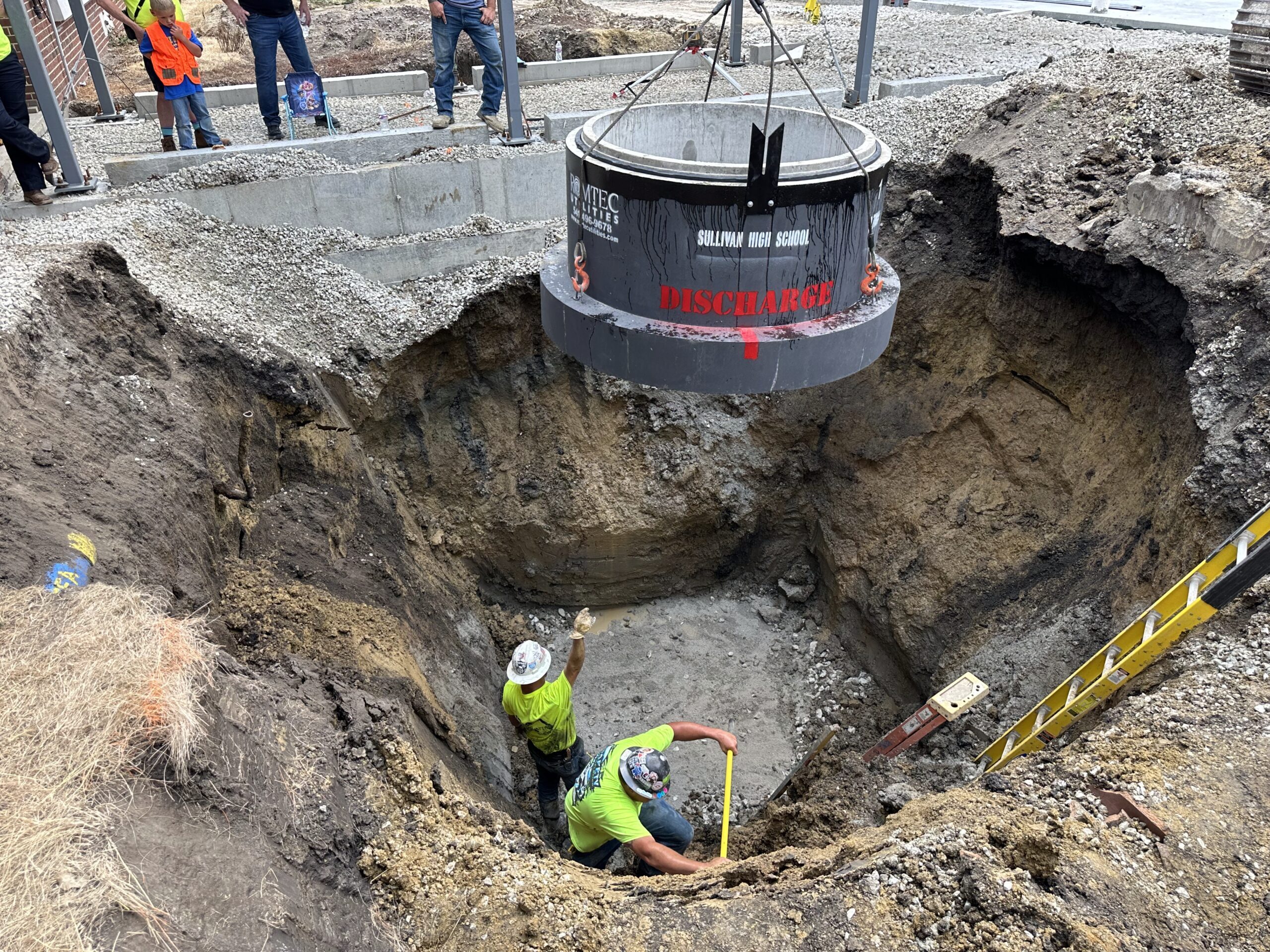 School Expansion Wastewater Lift Station in Sullivan, Illinois