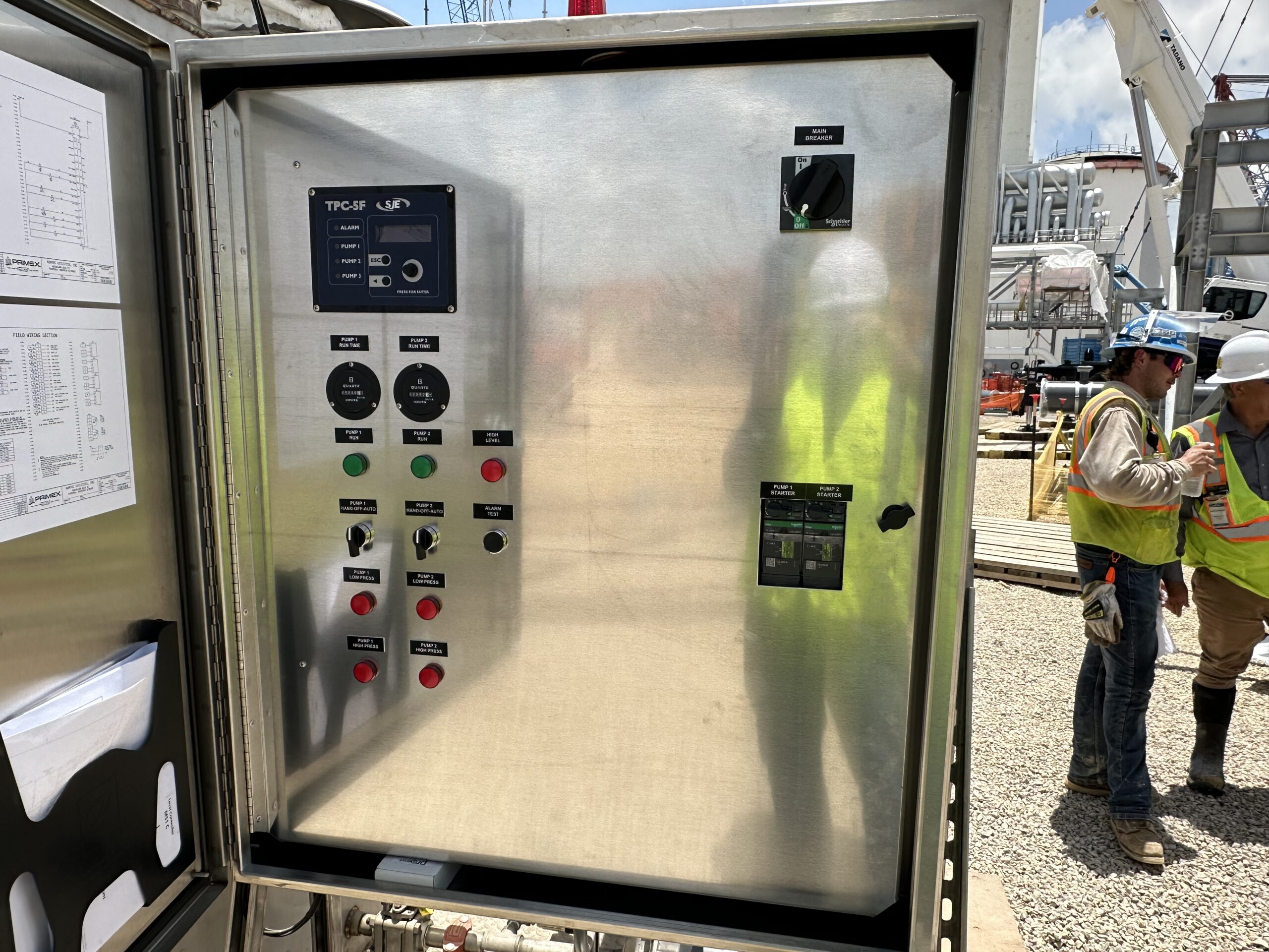 condensate pump skid