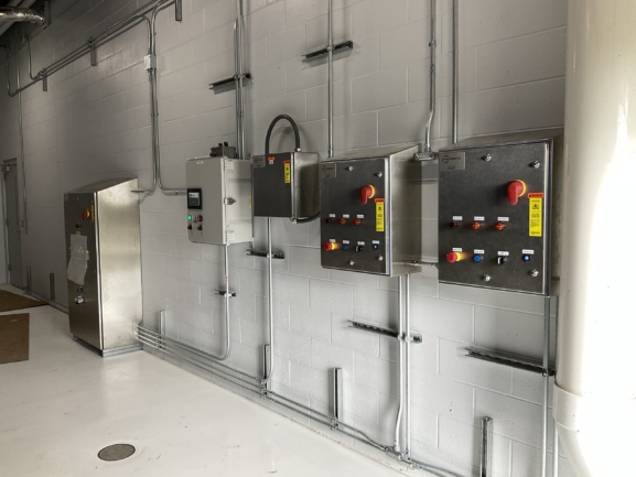 Complete Wastewater System with Thern Crane for Lifting Components