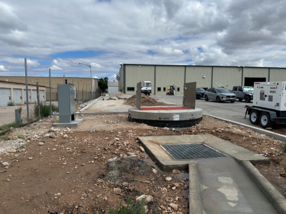 Wastewater Lift Station Ready for Romtec Utilities Start-Up Services