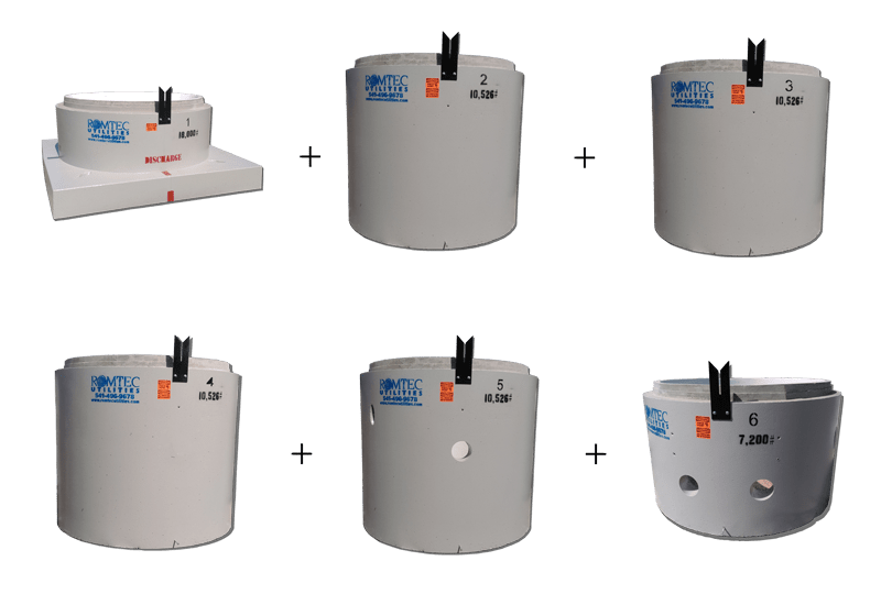 Romtec Utilities Concrete Structures for Pump Station Sump