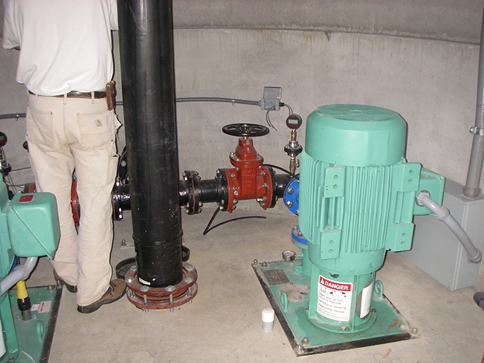 Chopper Pumps in Concrete Structure