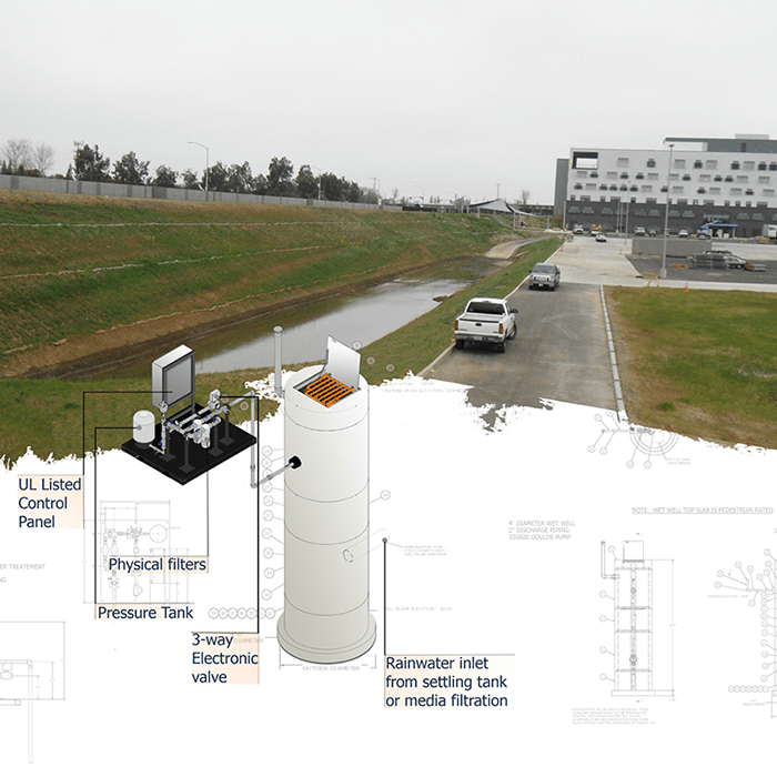 Stormwater Pump Station Rendering