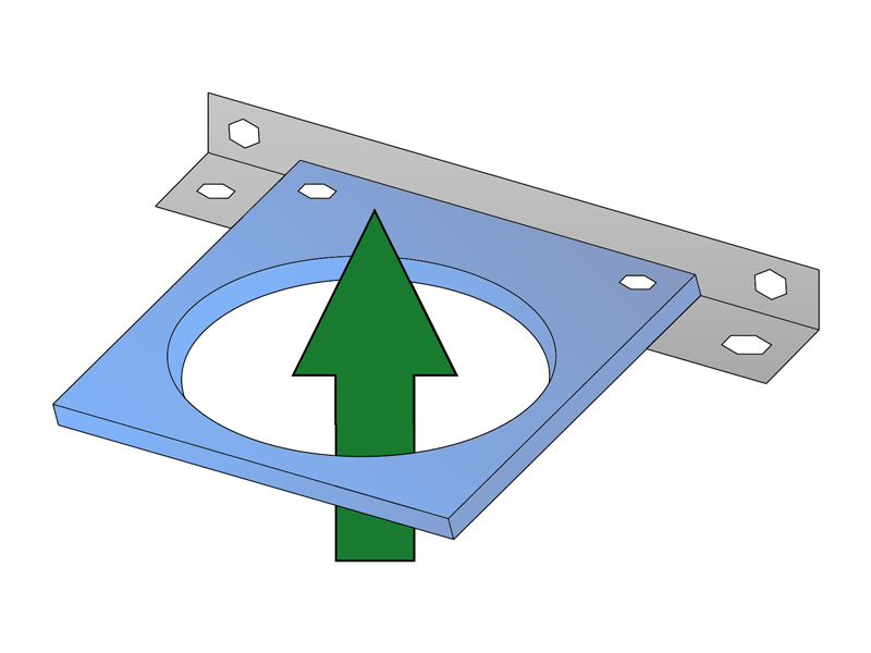 Graphic Portraying a Mount and Cleaning Bracket for Conductive Probes