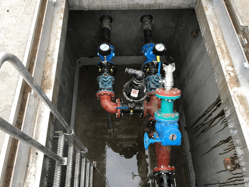 Combination Air Valve in Engineered Lift Station Discharge Valves