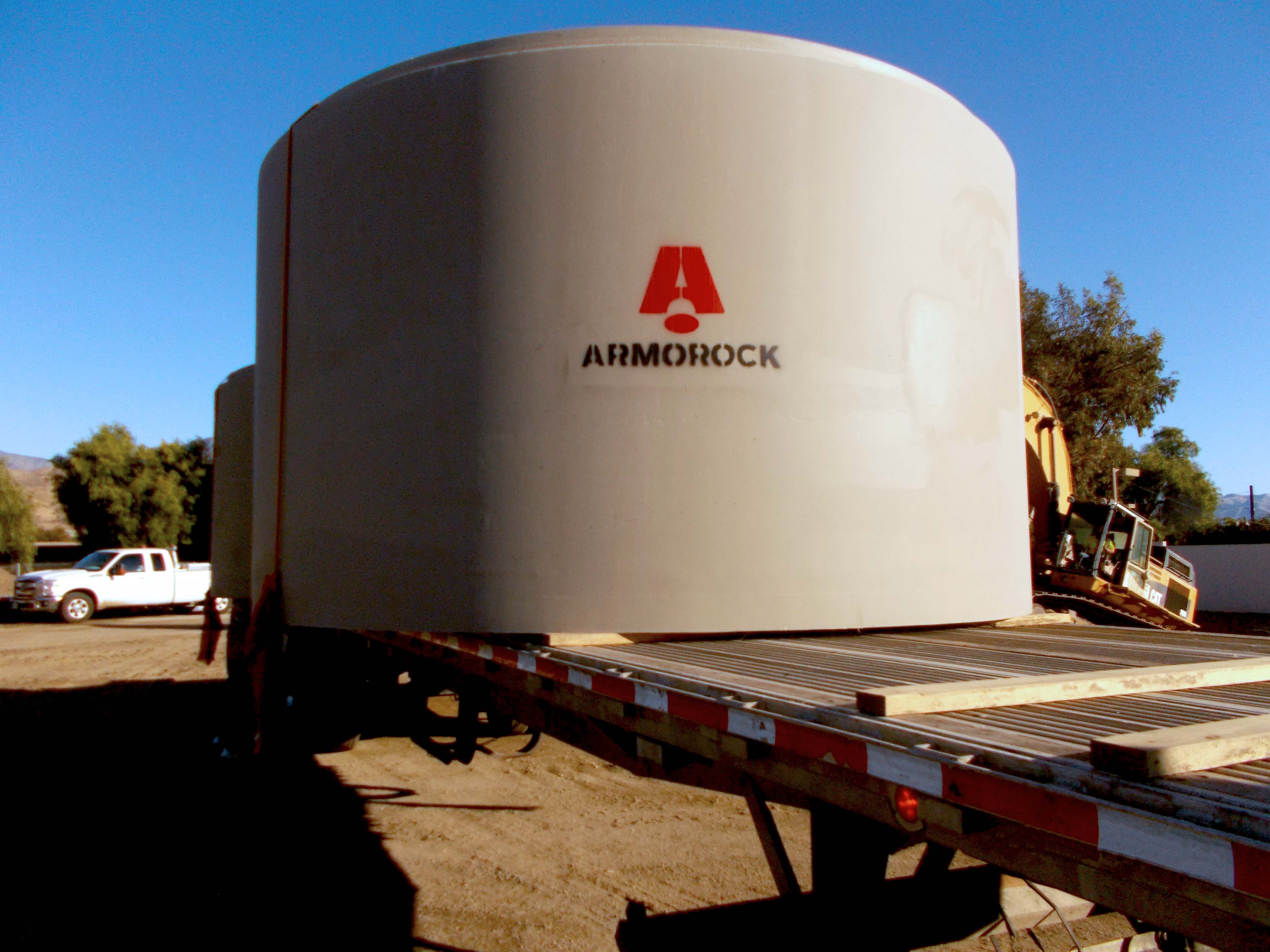 Cement Tank for Lift Station