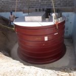 Large Fiberglass Tank for Industrial Water