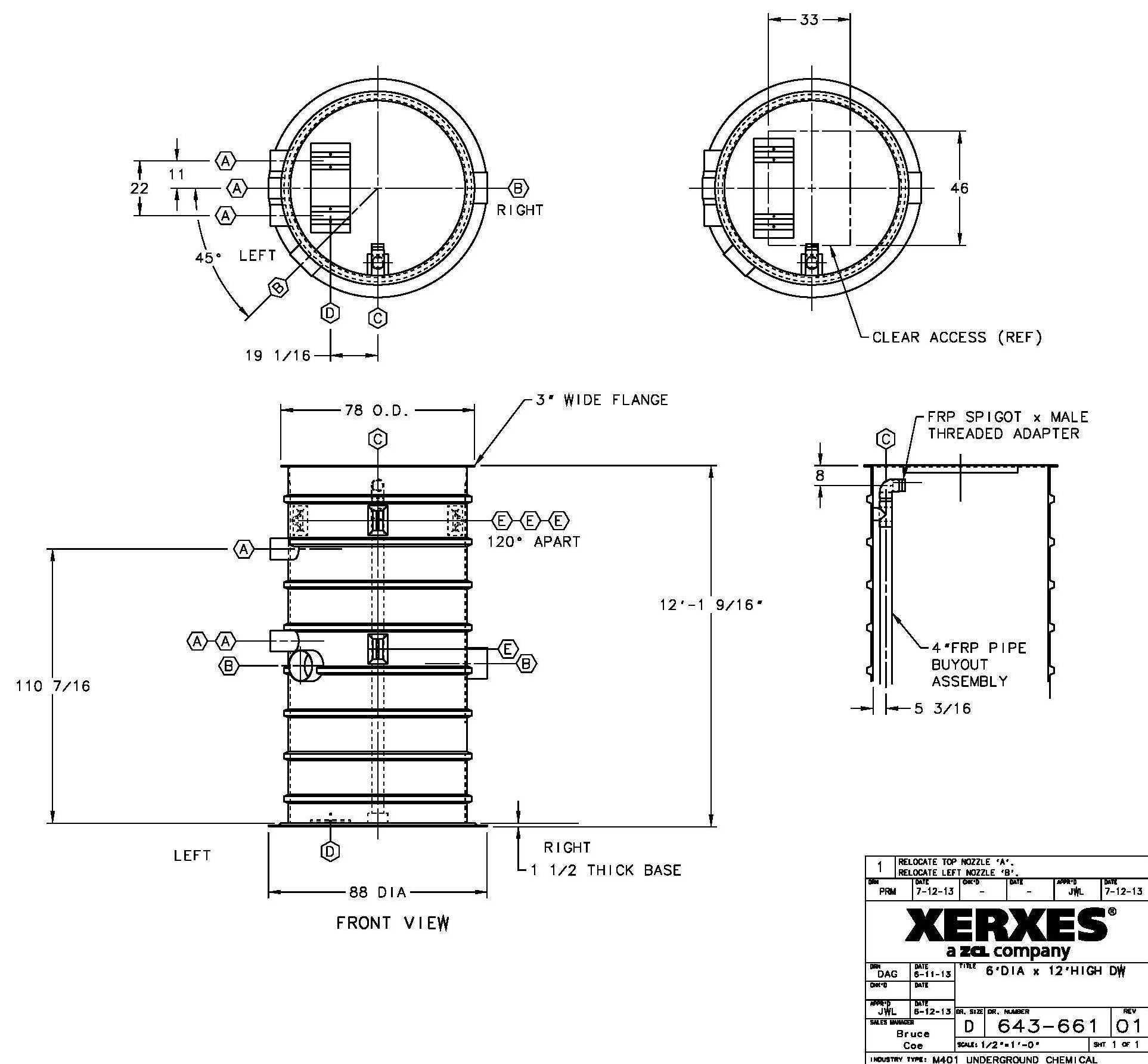 Double-Wall Sump Drawings