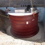 Large Fiberglass Tank for Industrial Water