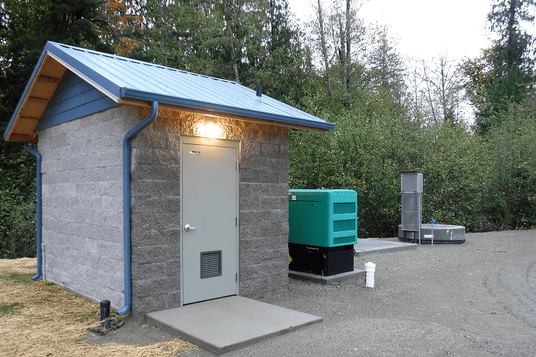 Lift Station with Generator