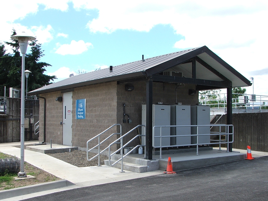 Control Building with HVAC in Gable