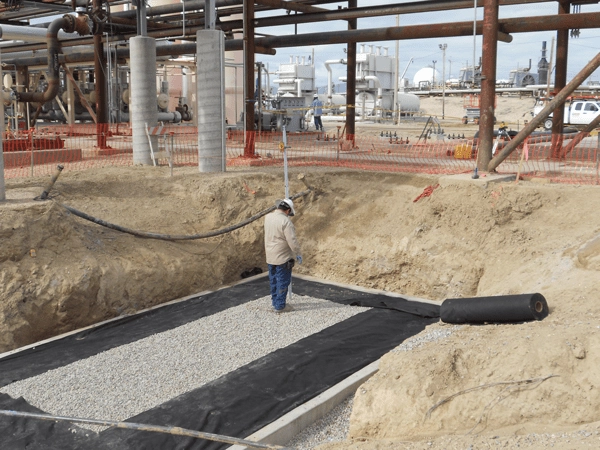 Large Concrete Vault Being Installed