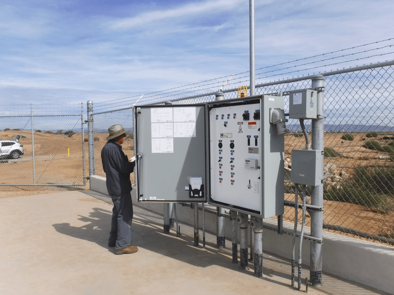 Large Control Panel for Complex Lift Station