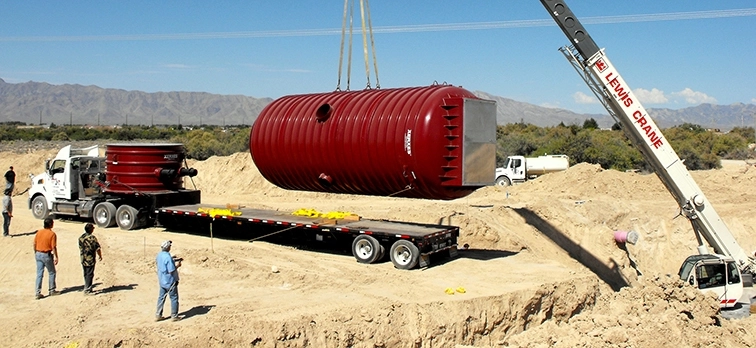 Double-Wall Fiberglass Basin