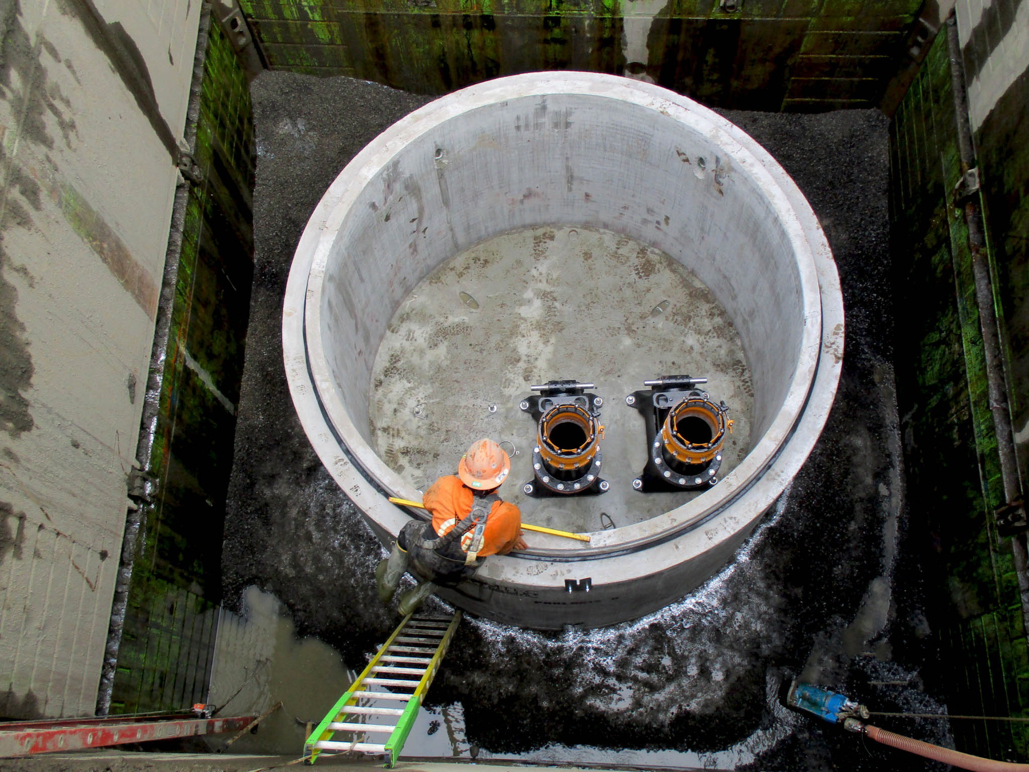 Stormwater Wet Well Installation