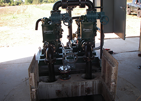 Retrofitted Skid Mounted Pump System