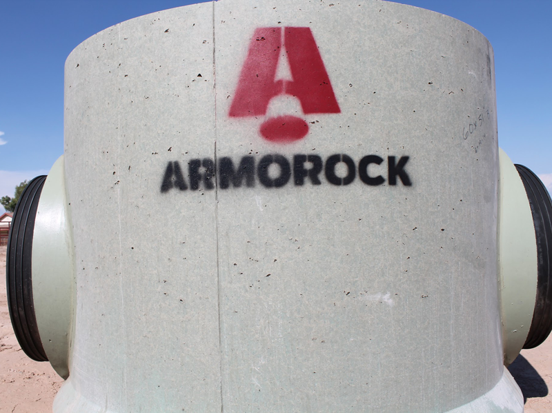Armorock Polymer Concrete with Label