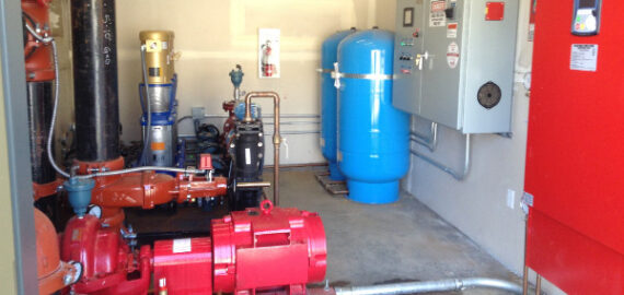 completed-apartment-complex-booster-pump-station Apartment Complex Booster Pump System