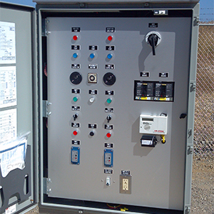 Control Panel for a Romtec Utilities System