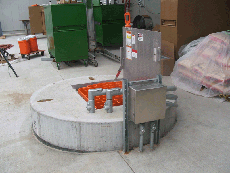 Top of Industrial Pumping System