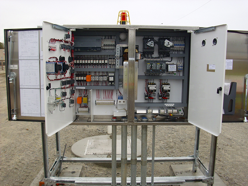 Electrical Control Panel with Alarm