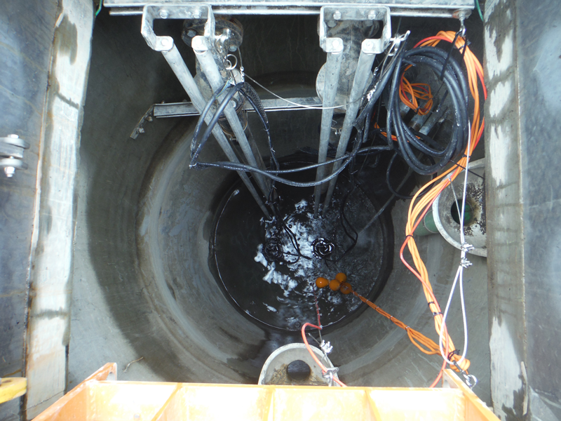 wastewater-lift-station-with-intrinsically-insulated-wires Insulated Pump Cables Will Be Exposed to Flammable Gases or Vapors