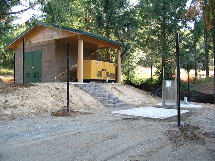 control-building-exterior-generators Control Building that Features Exterior Generators