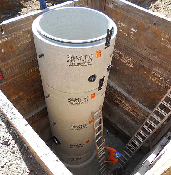 Large Wet Well Installation