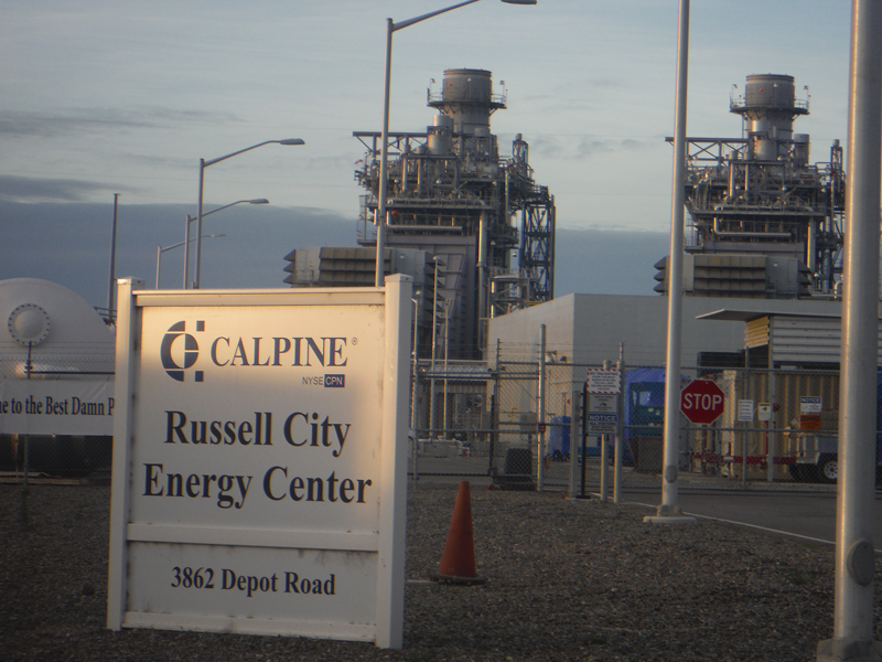 Russel City Energy Center is a Power Generation Plant