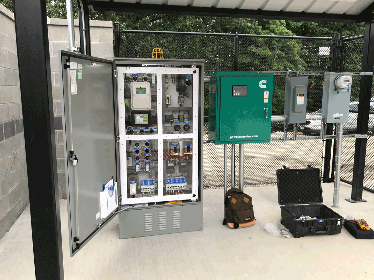 Regional Pump Station Control Panel and Backup Generator Controls