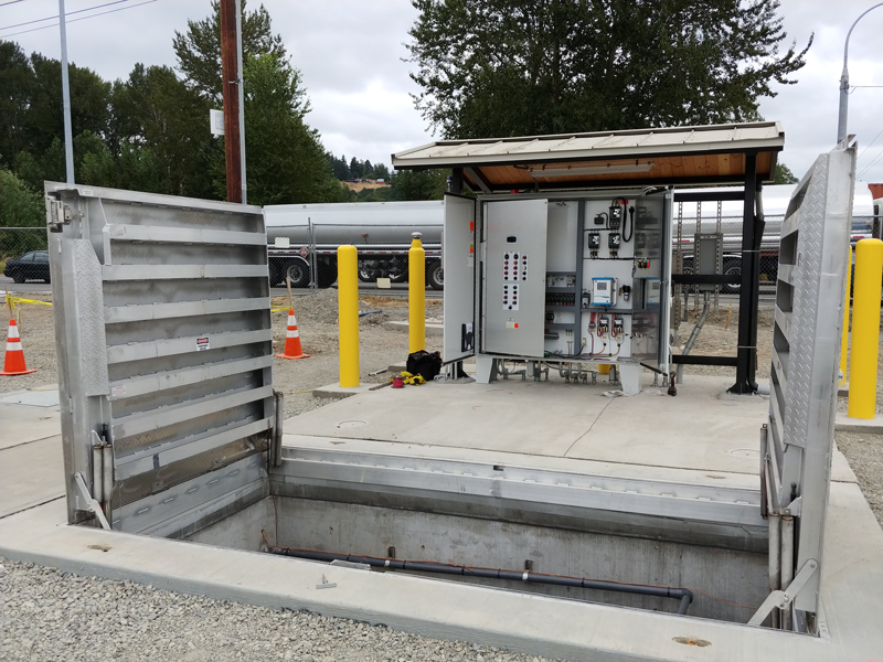 Site Specific Lift Station with Large Valve Vault Installed Underground