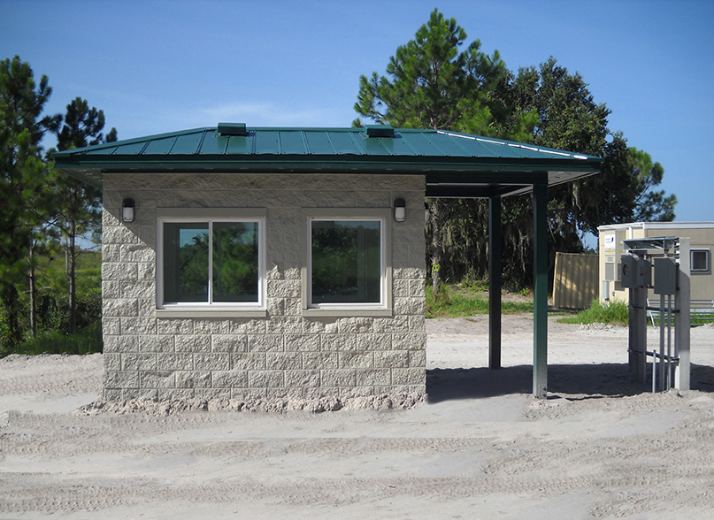 Gatehouse Building for Security Personnel Onsite