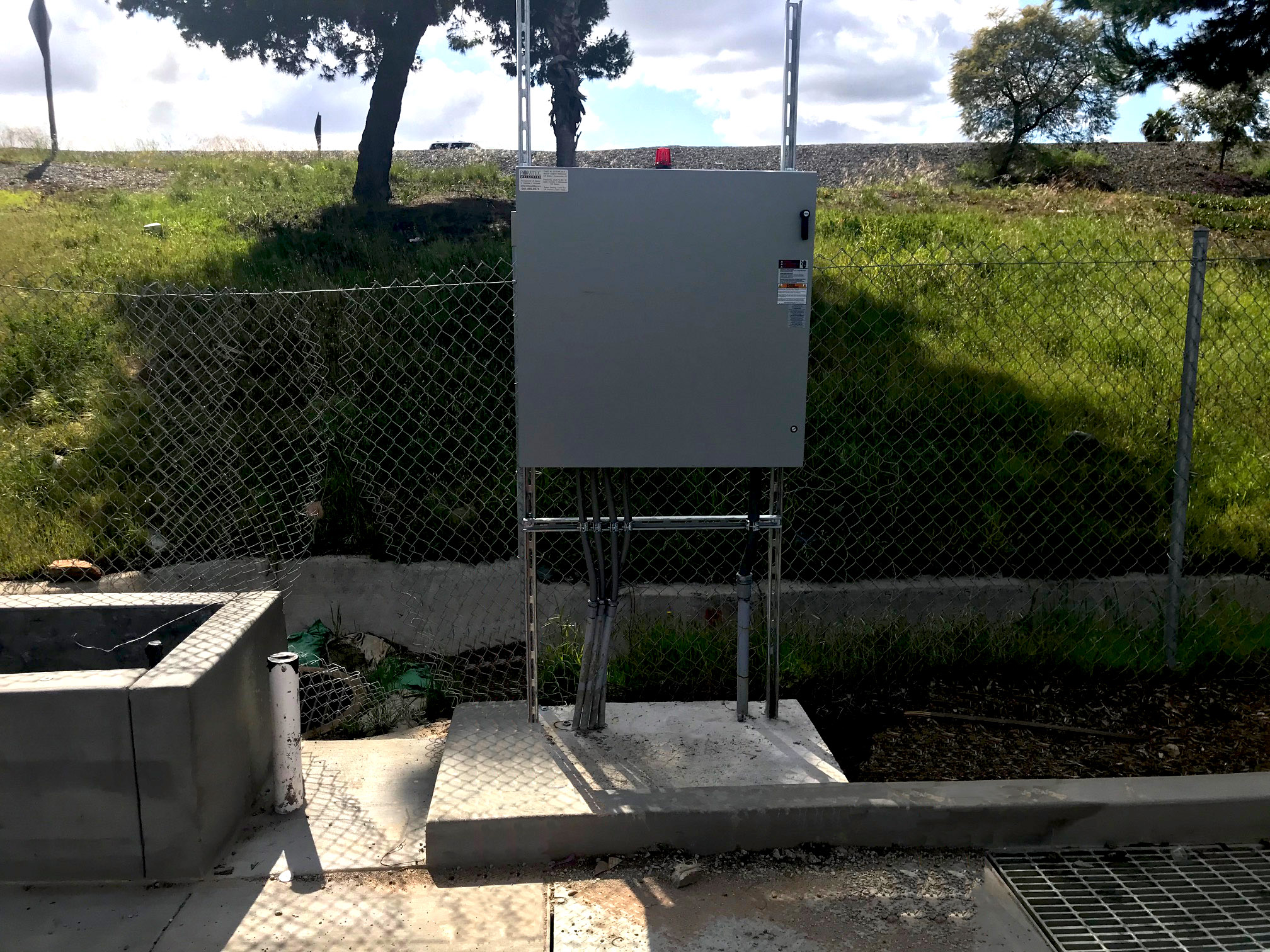 Control Panel and Shelter